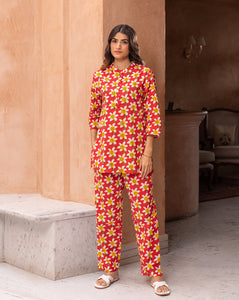 Daffodil Short Kurta Pyjama - Soft Cotton Co-ord Set