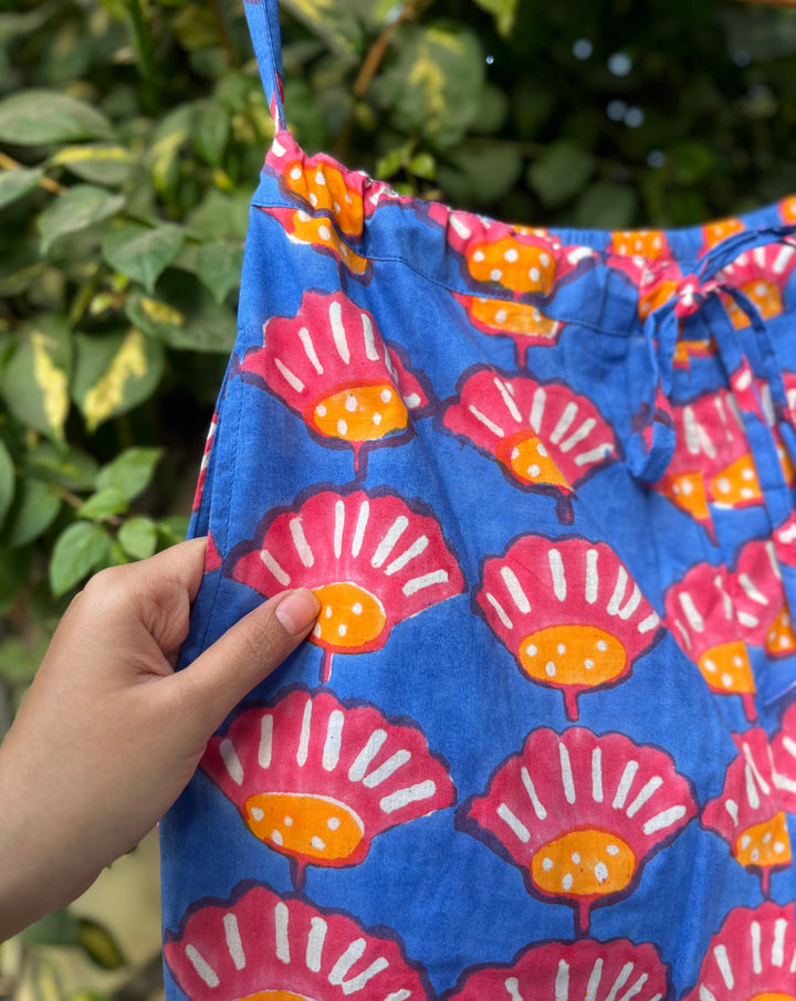 Seashells Cotton Wide Leg Pyjama