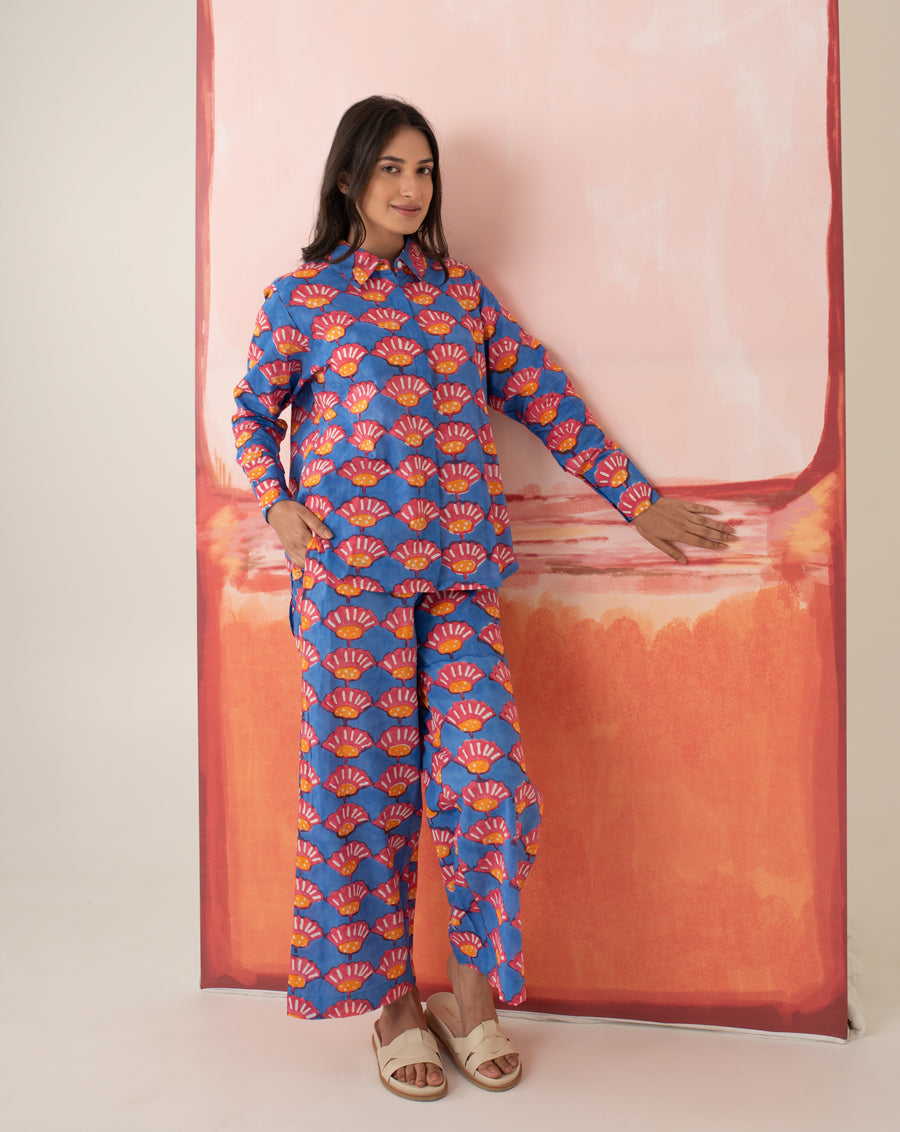 Seashells Cotton Co-ord Set