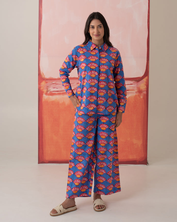 Seashells Cotton Co-ord Set