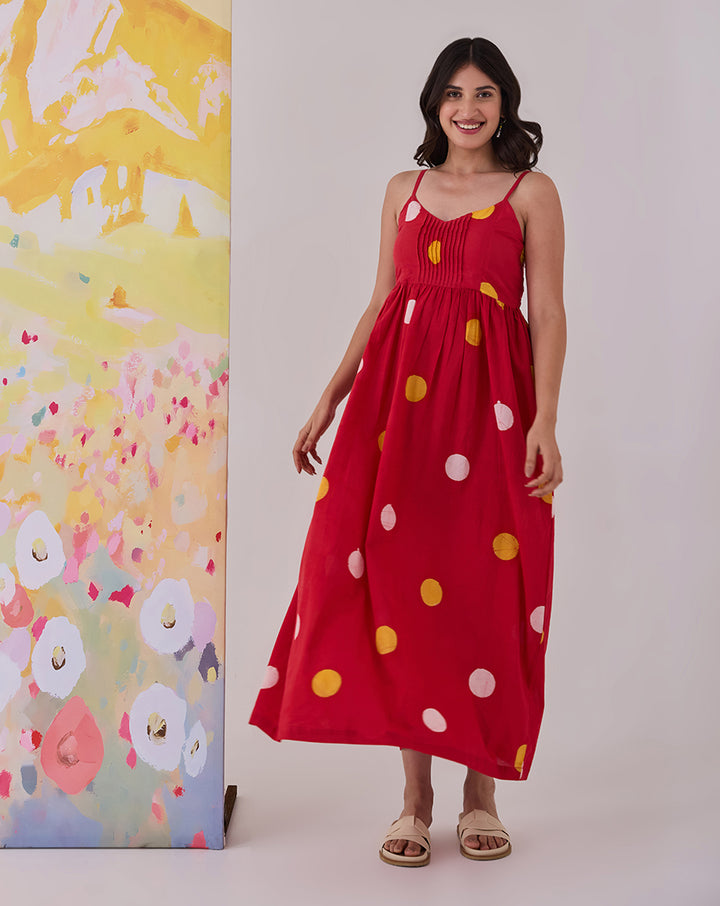 Shubh Cotton Strappy Dress