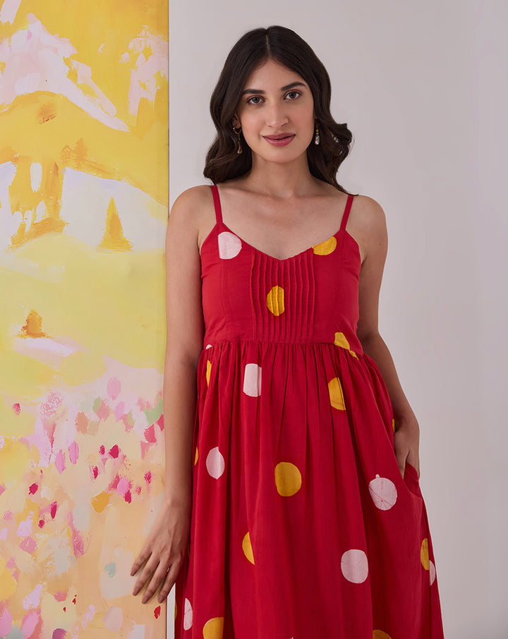 Shubh Cotton Strappy Dress