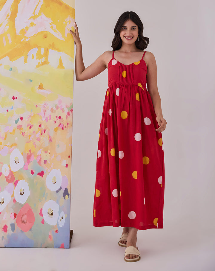 Shubh Cotton Strappy Dress