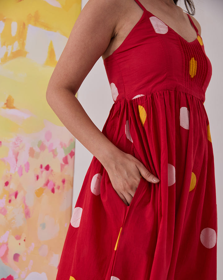 Shubh Cotton Strappy Dress