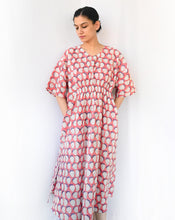 Load image into Gallery viewer, Peach Strawberry Senorita - Soft Cotton Kaftan Dress - Minor Defect seno4
