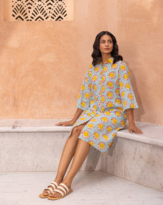 SunBurn Aye Line - Soft Cotton Shirt Dress