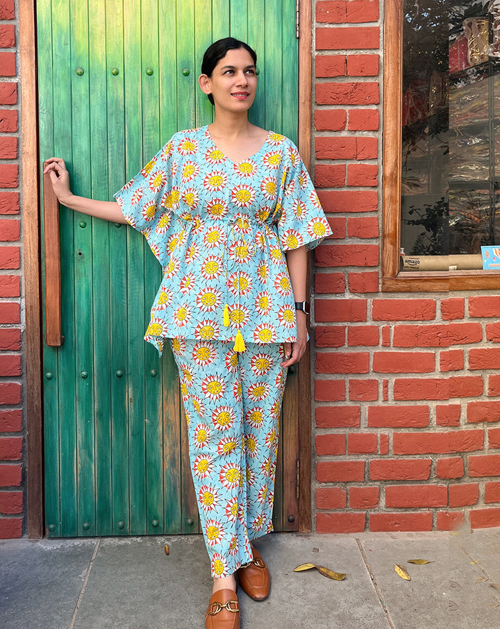SunBurn Chill Jams Cotton Co-ord Set
