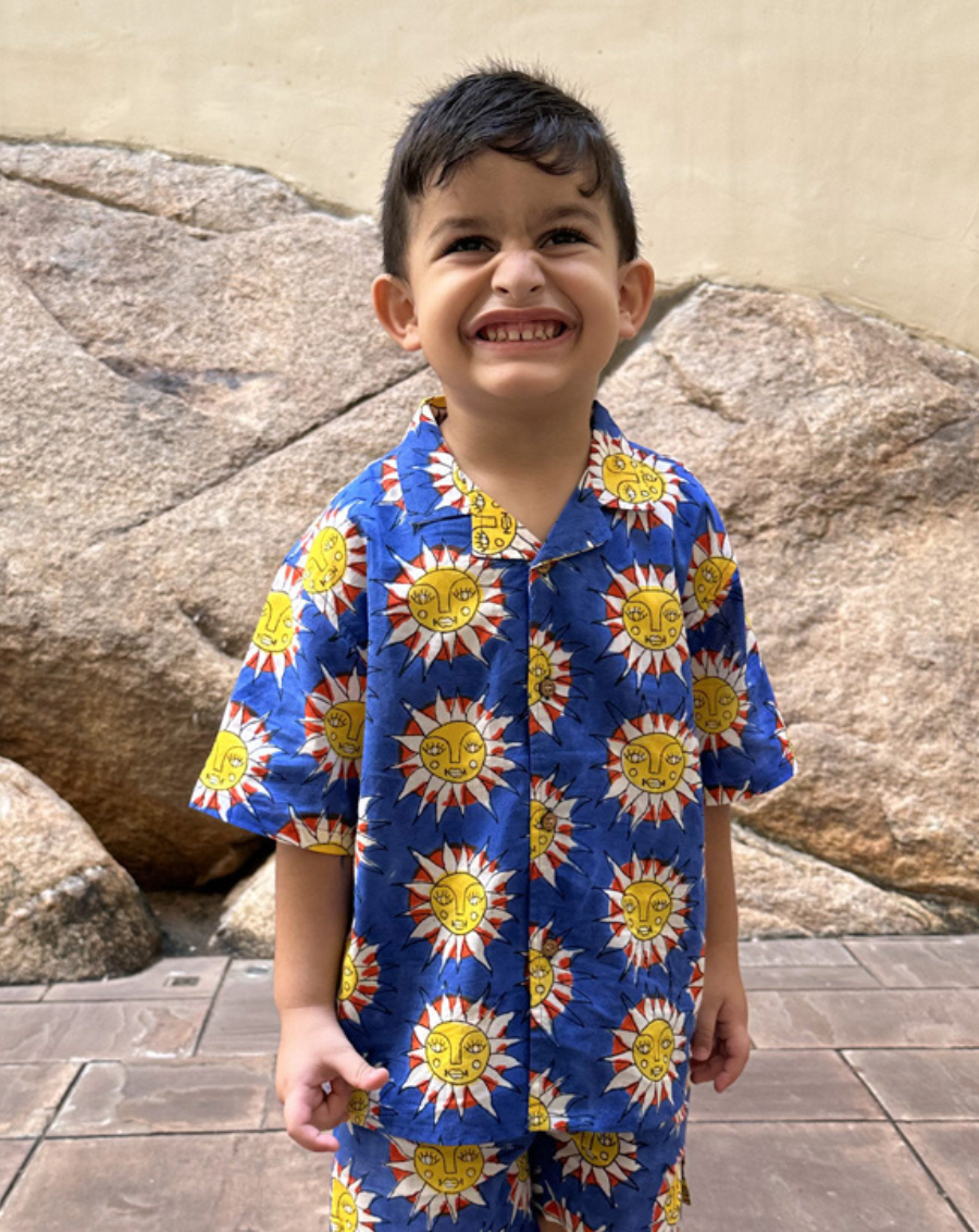 Sunburn Cotton Shirt for Kids (4-5 yrs) - Minor Defect