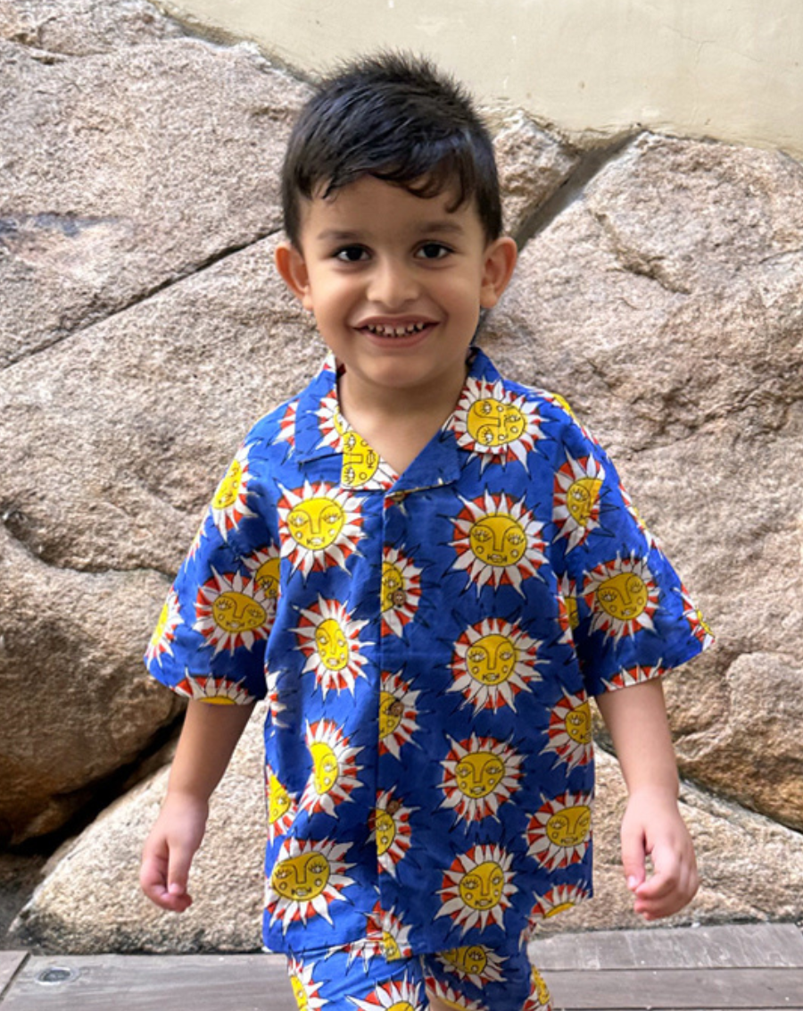 Sunburn Cotton Shirt for Kids (4-5 yrs) - Minor Defect