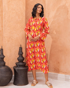 Toucan Tropical Amore - Soft Cotton Dress - PREORDER