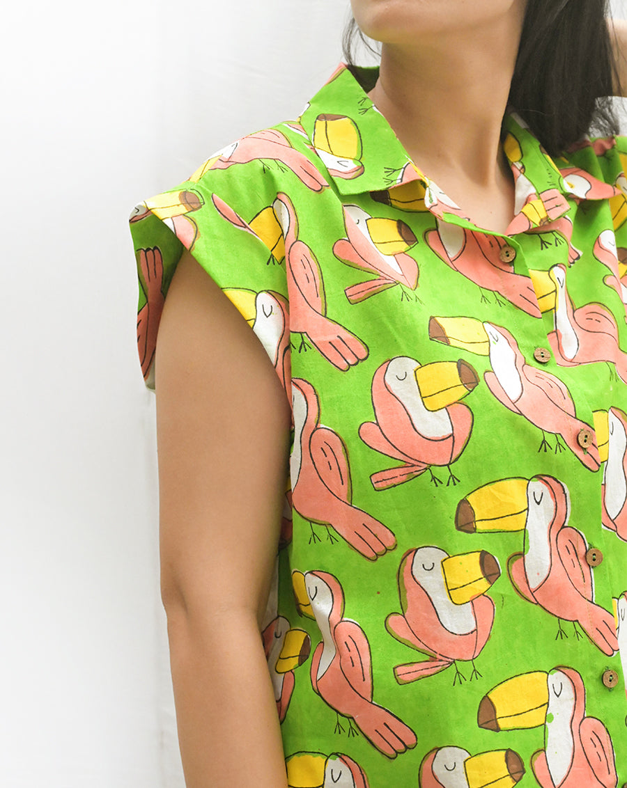 Toucan Shortees - Soft Cotton Loungewear