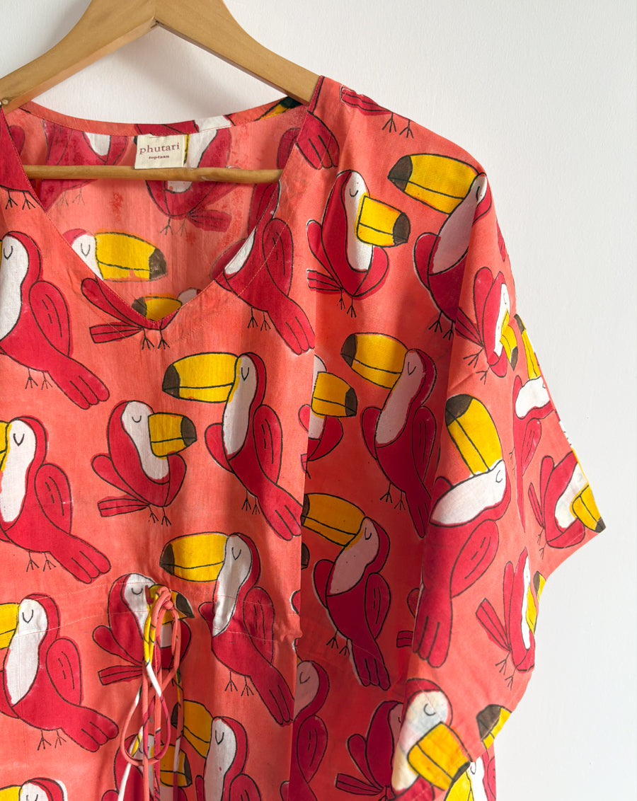 Tropical Toucan Cotton Toptaan