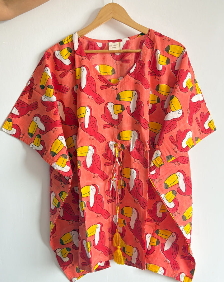 Tropical Toucan Cotton Toptaan