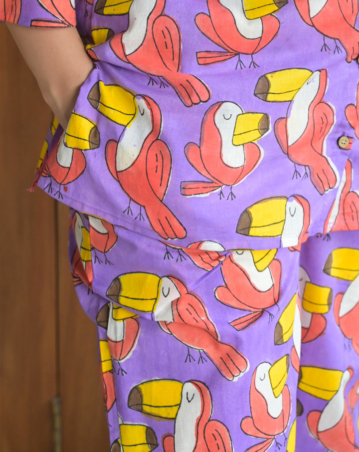 Toucan Soft Cotton Pyjama