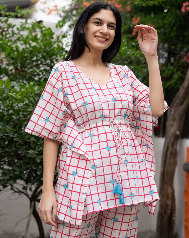 Valentine Chill Jams Cotton Co-ord Set