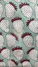 Load image into Gallery viewer, Mint Strawberry Senorita - Soft Cotton Kaftan Dress - Minor Defect seno3
