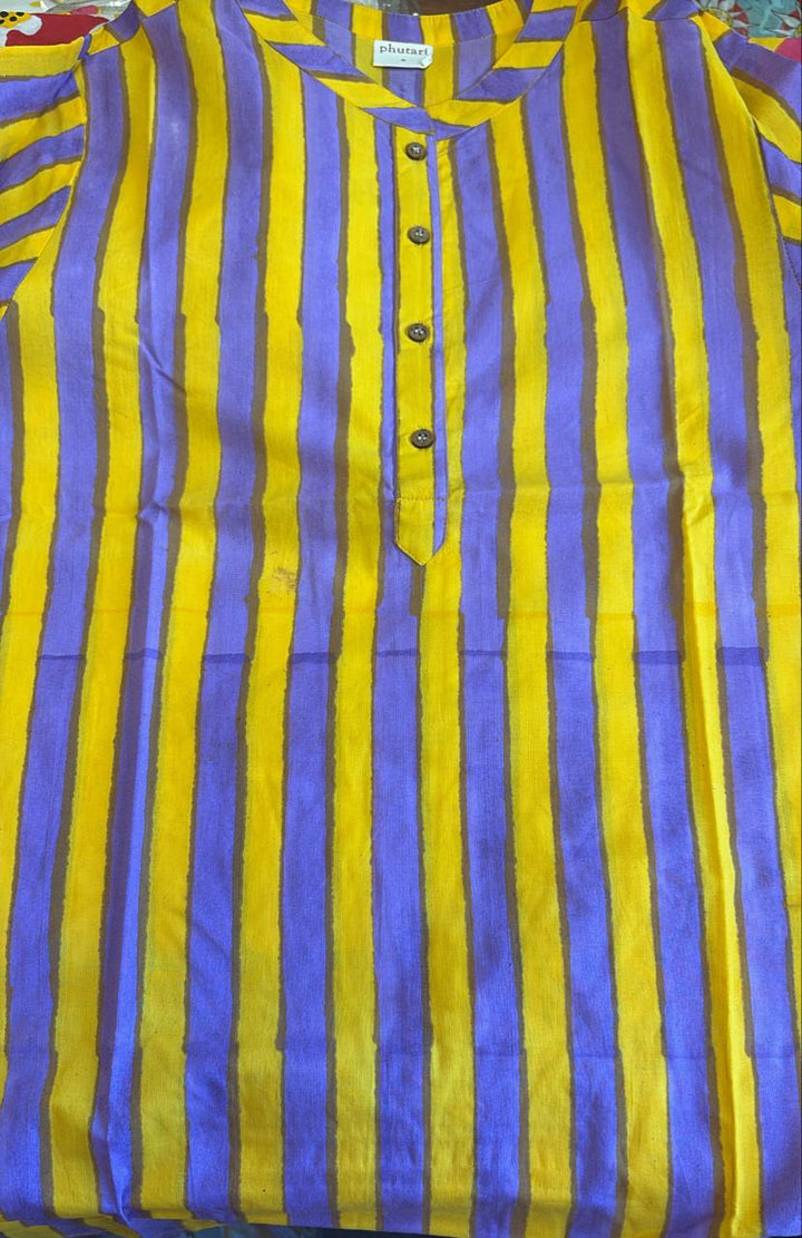 Bandstands Short Kurta Pyjama - Soft Cotton Co-ord Set