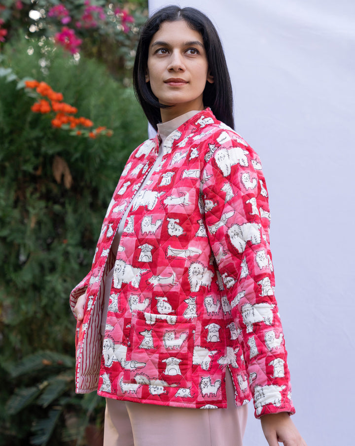 Woof Quilted Winter Jacket