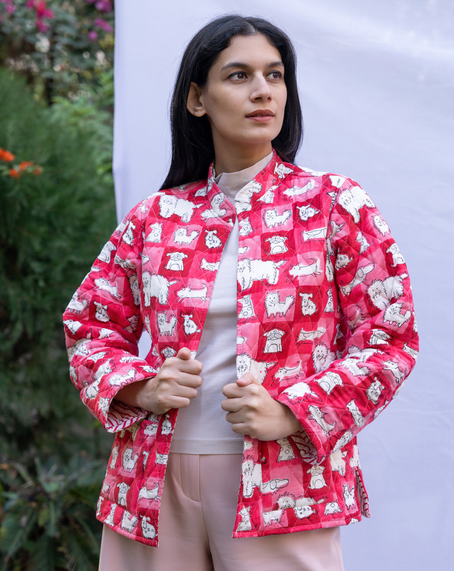 Woof Quilted Winter Jacket