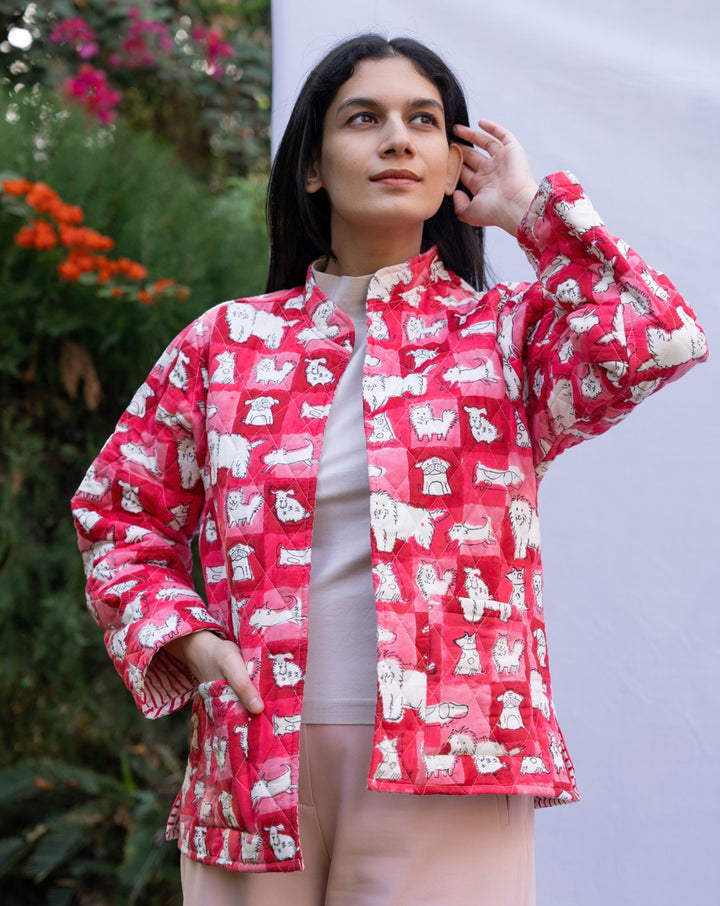 Woof Quilted Winter Jacket