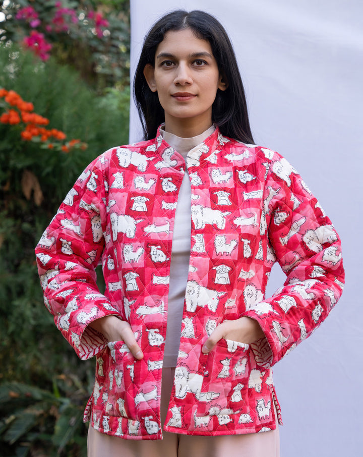 Woof Quilted Winter Jacket