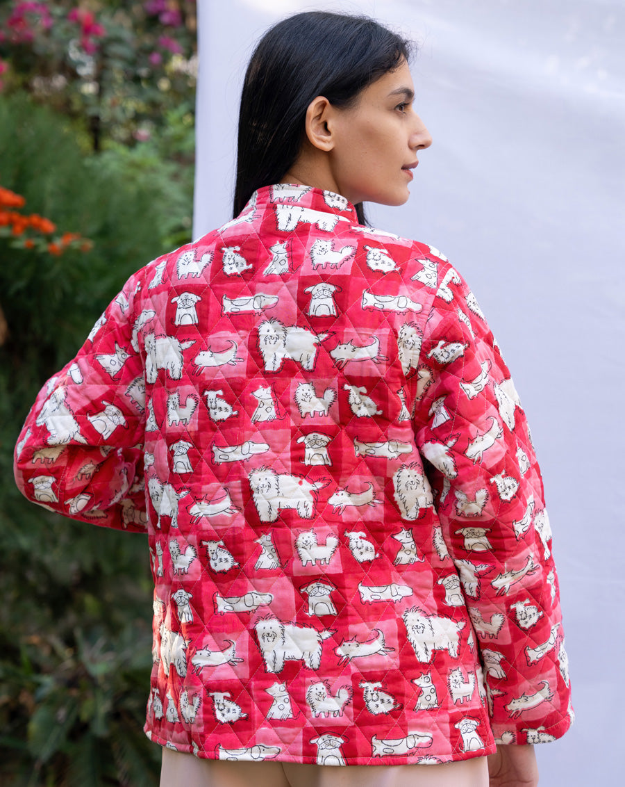 Woof Quilted Winter Jacket
