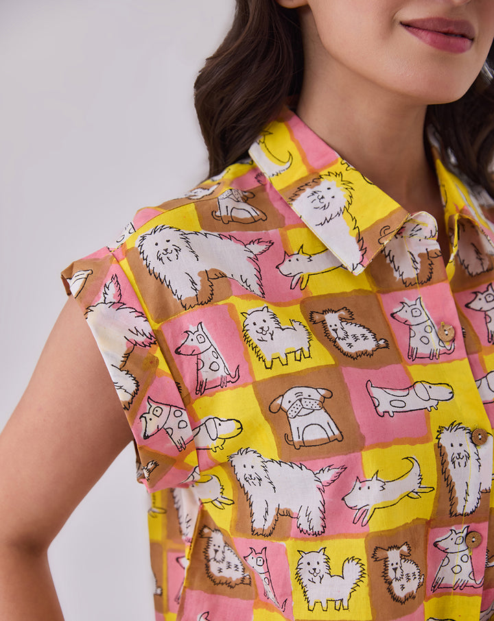 Woof Shortees - Soft Cotton Loungewear