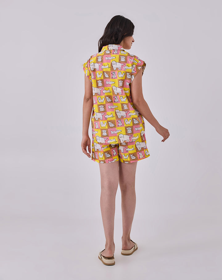Woof Shortees - Soft Cotton Loungewear