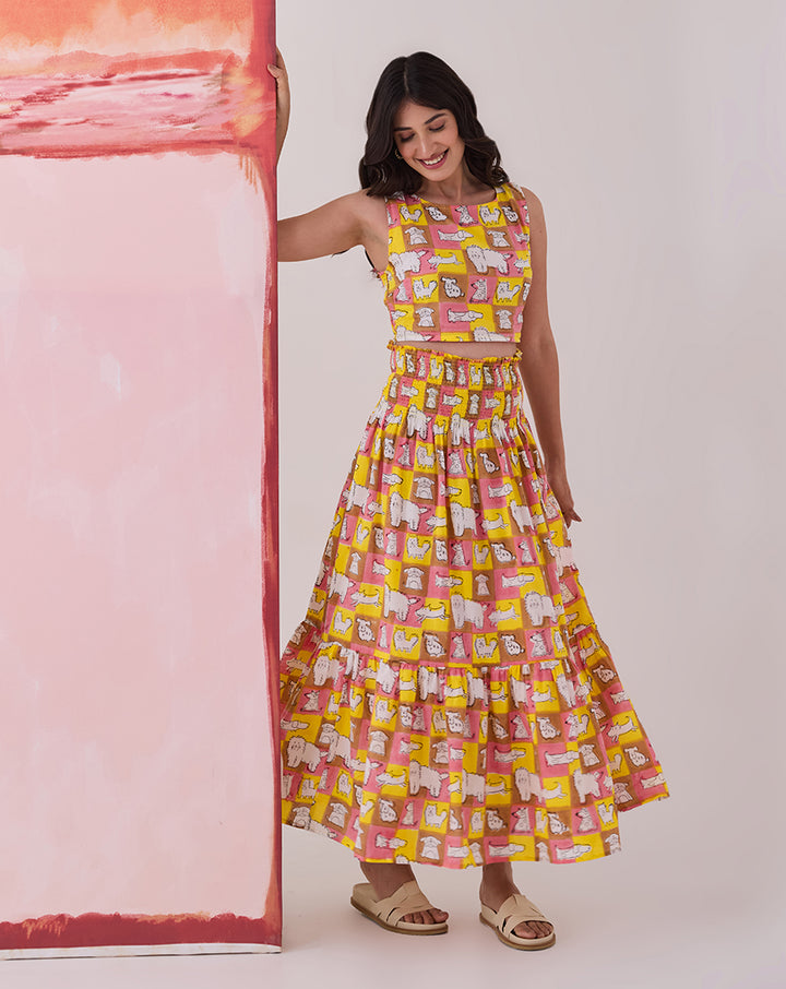 Woof Skords - 2 in 1 Skirt & Top Co-ord Set