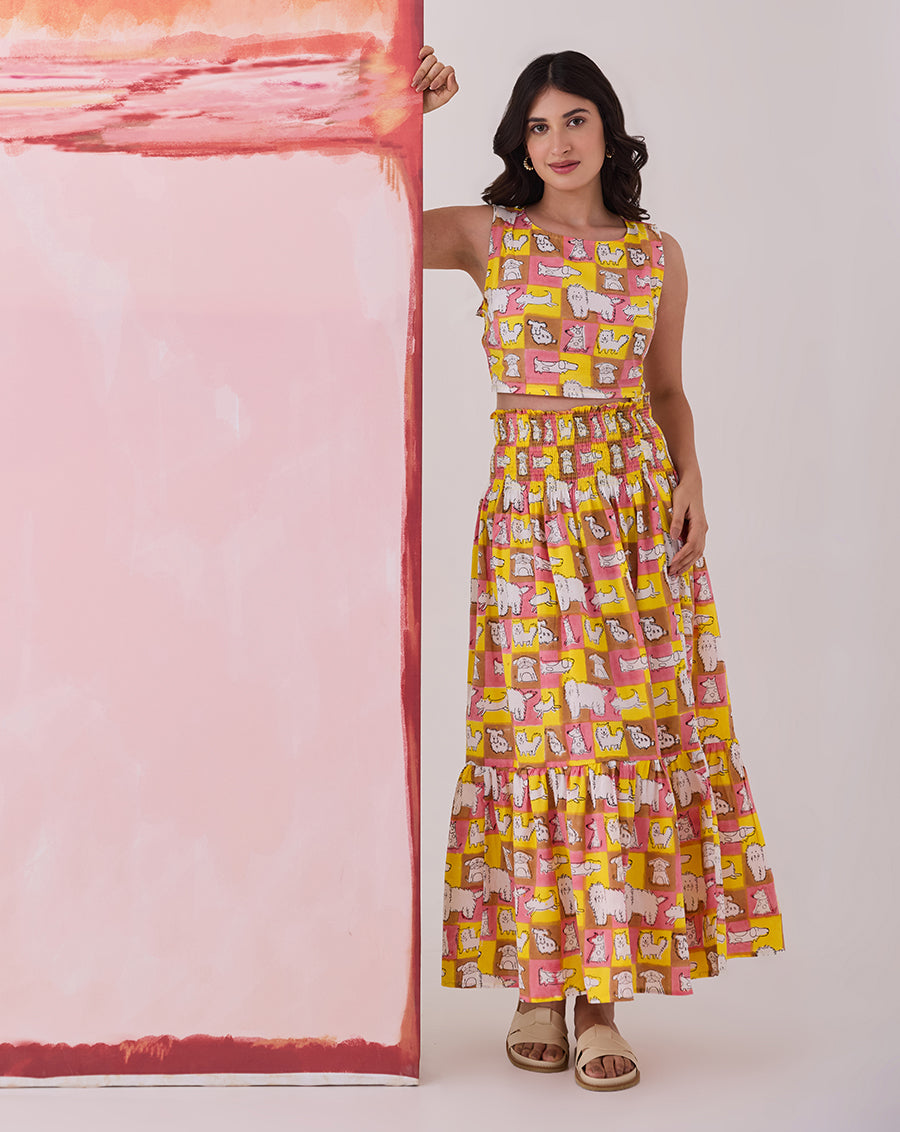 Woof Skords - 2 in 1 Skirt & Top Co-ord Set