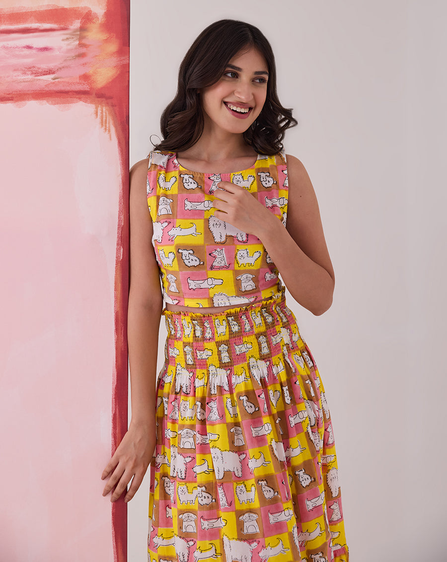 Woof Skords - 2 in 1 Skirt & Top Co-ord Set