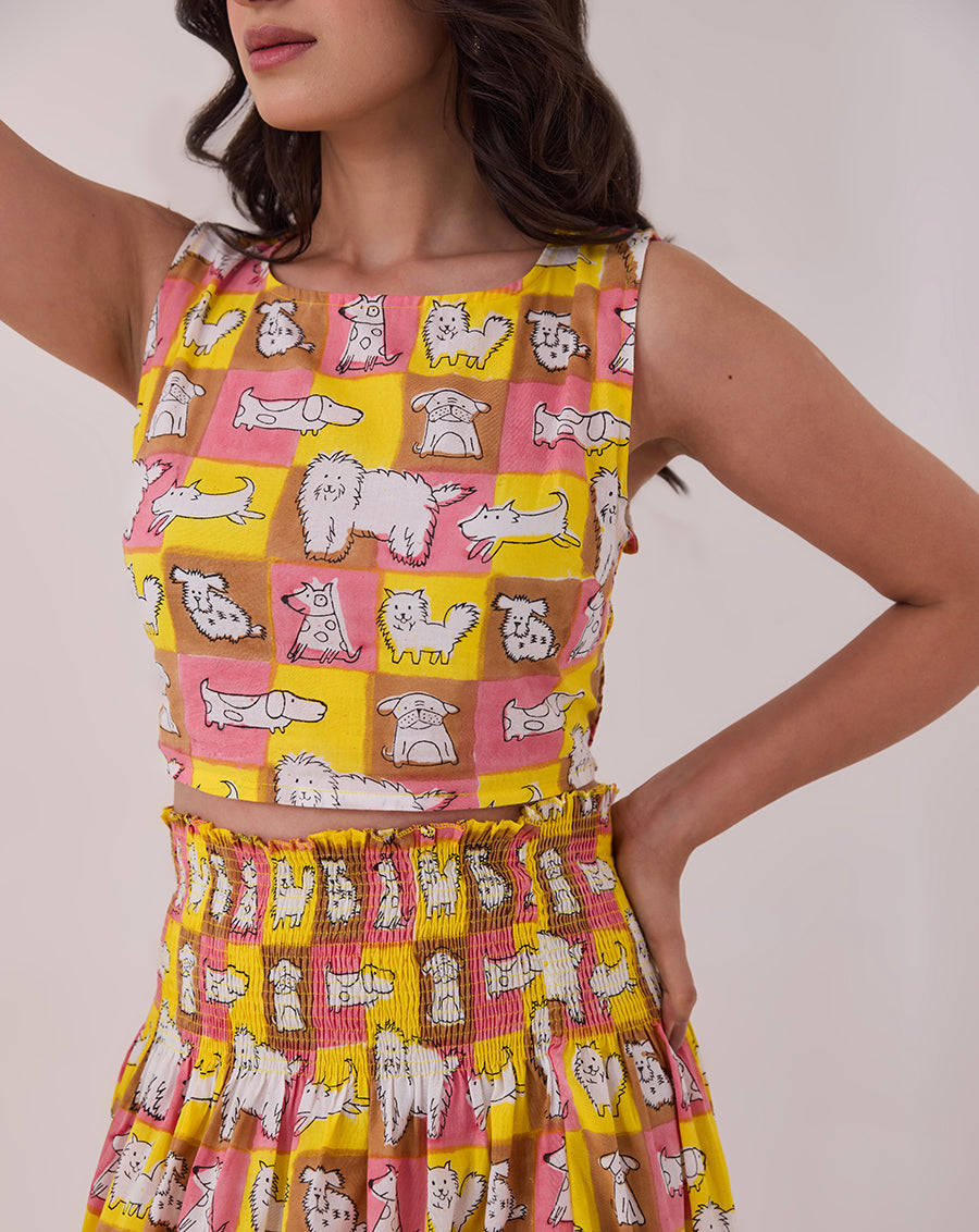 Woof Skords - 2 in 1 Skirt & Top Co-ord Set
