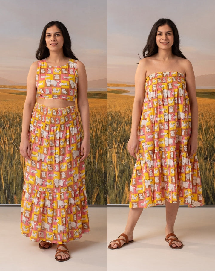 Woof Skords - 2 in 1 Skirt & Top Co-ord Set