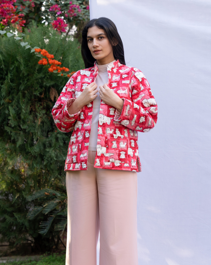 Woof Quilted Winter Jacket