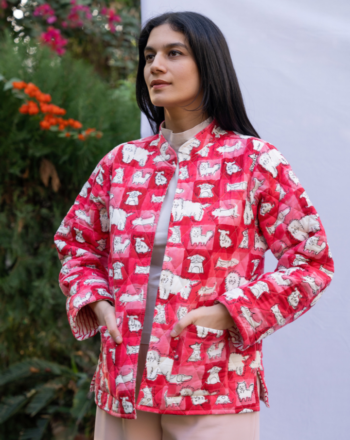 Woof Quilted Winter Jacket