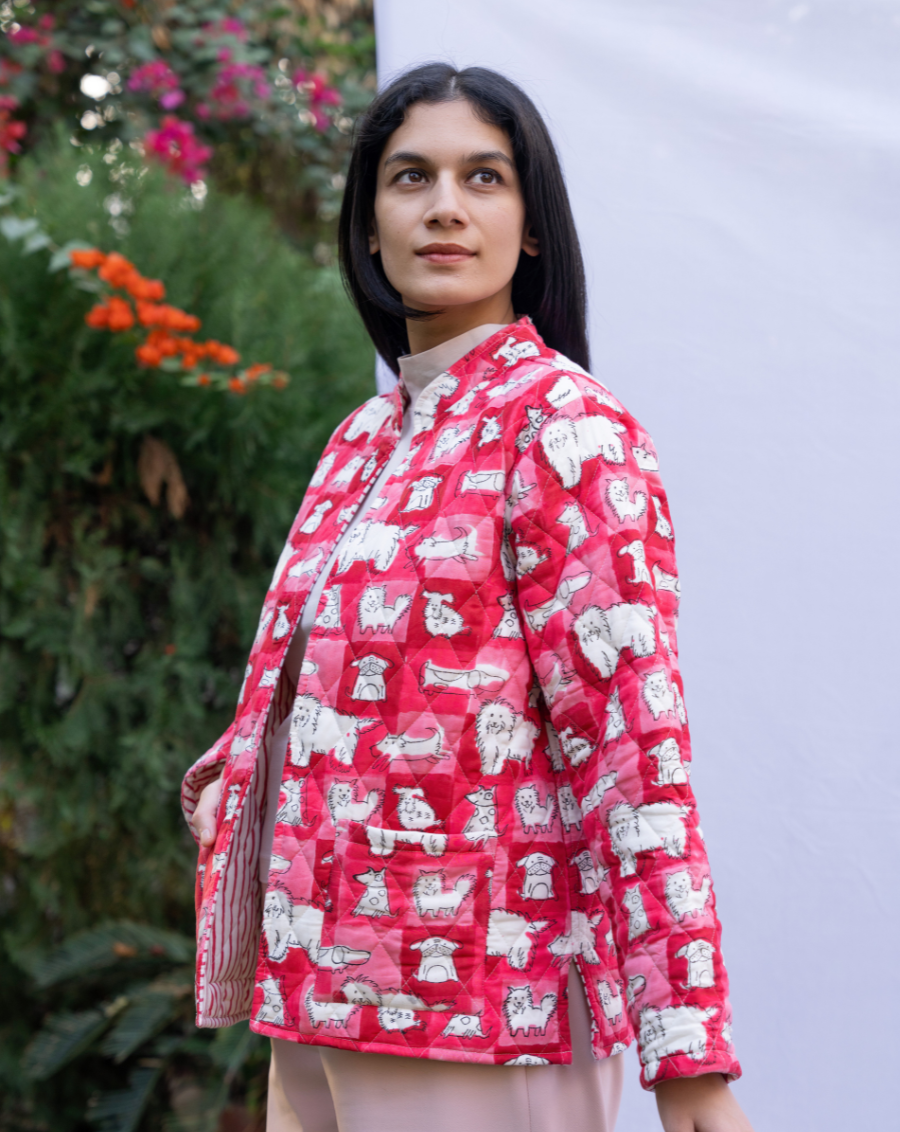 Woof Quilted Winter Jacket