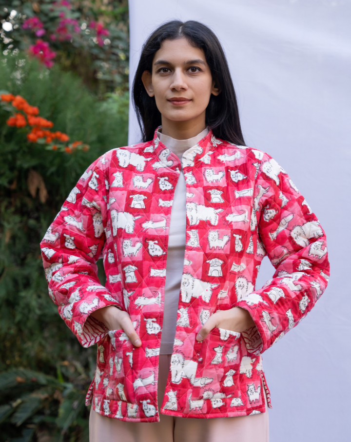 Woof Quilted Winter Jacket