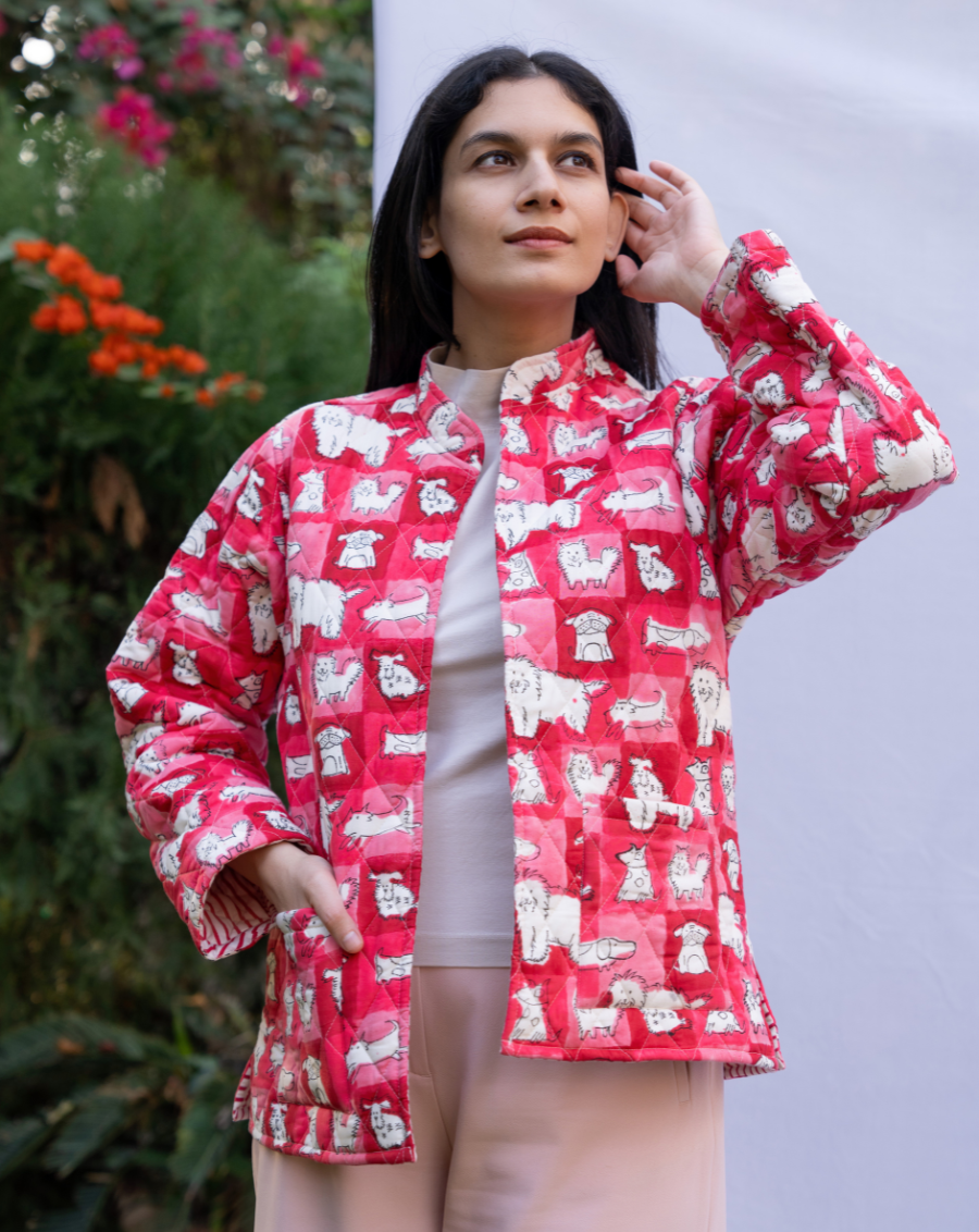 Woof Quilted Winter Jacket