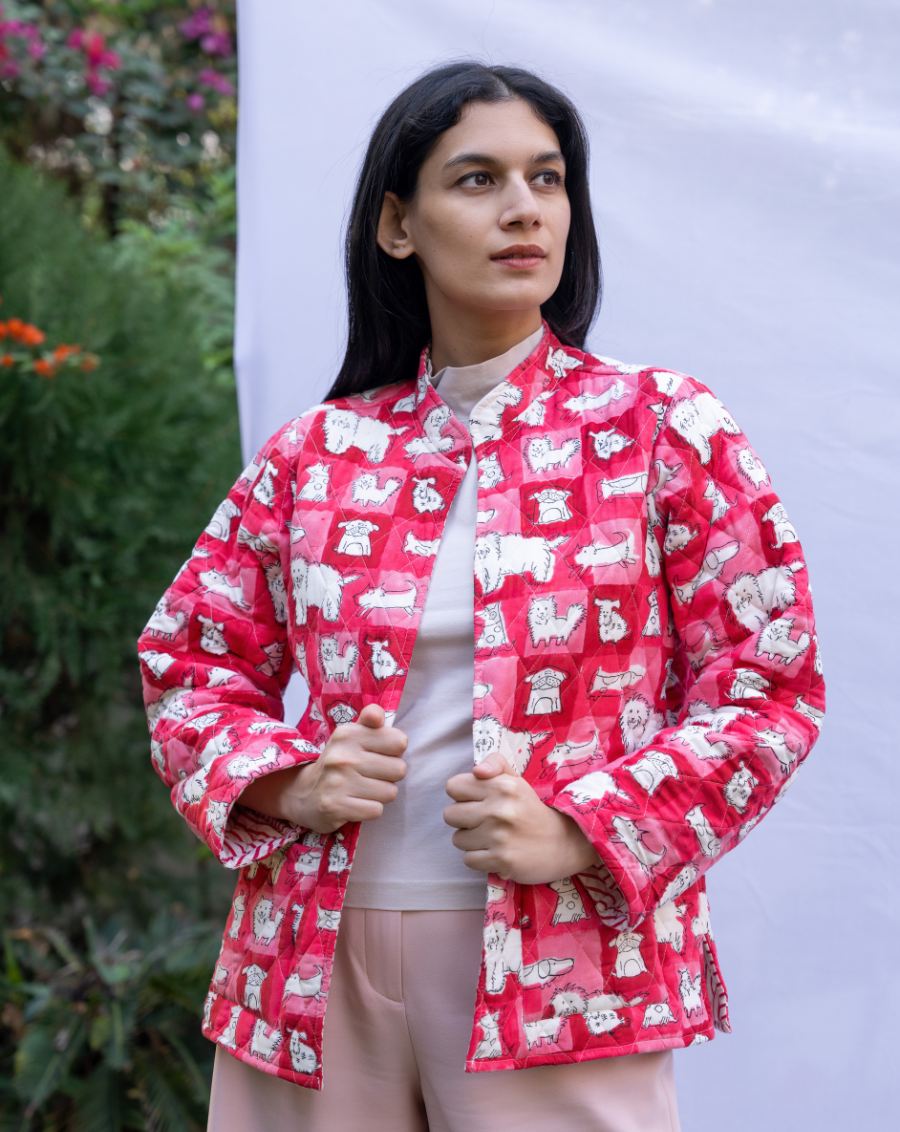 Woof Quilted Winter Jacket