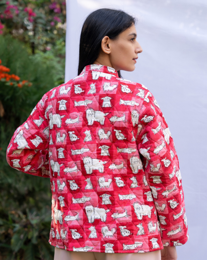 Woof Quilted Winter Jacket