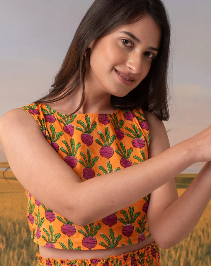 Beet-the-Root Cotton Top