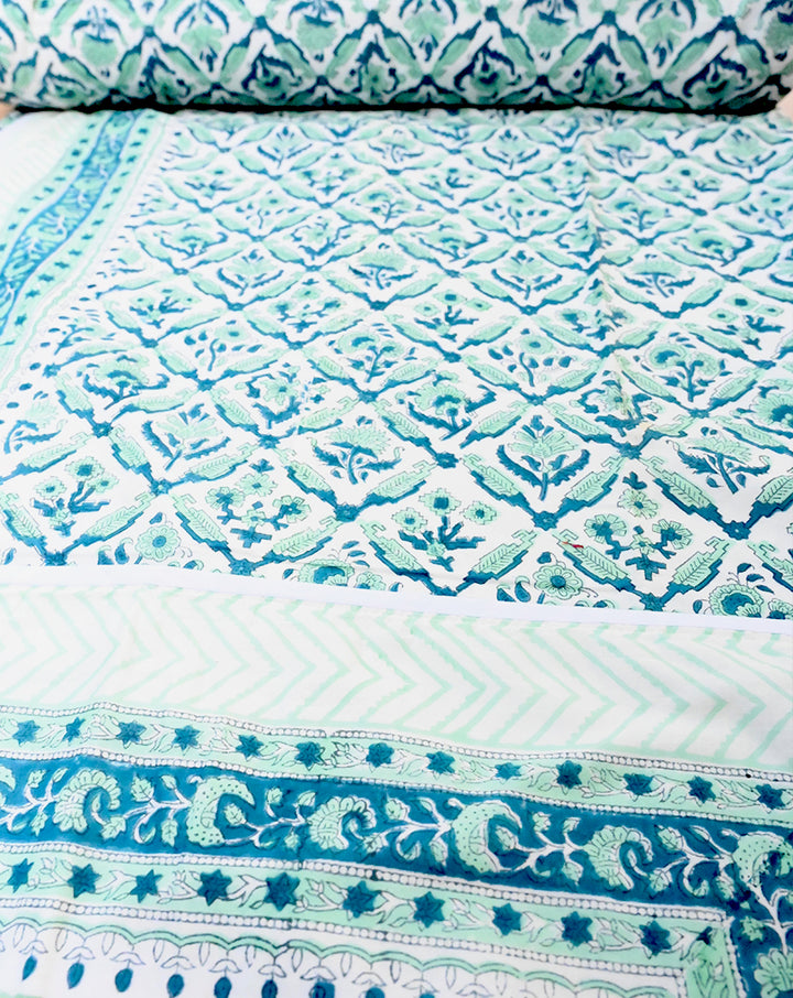 Bhoo Hand Block Printed Cotton Dohar