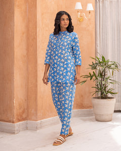 Chidiya Udd Short Kurta Pyjama - Soft Cotton Co-ord Set