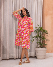 Load image into Gallery viewer, Daffodil Aye Line - Soft Cotton Shirt Dress-Minor Defect-Aye2
