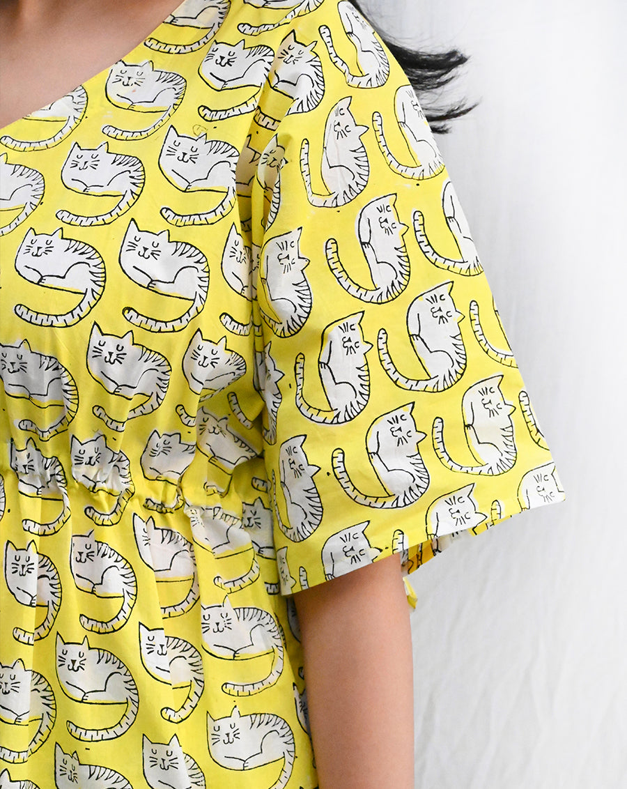 Meow Chill Jams - Soft Cotton Pyjama Set