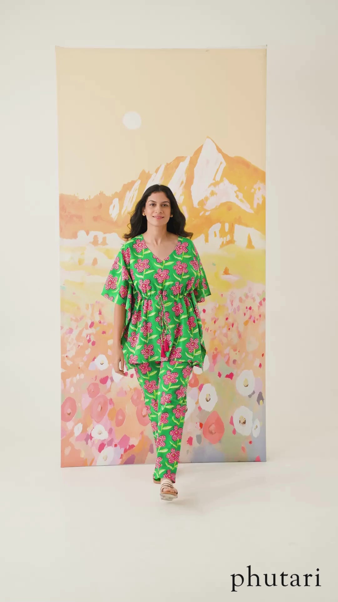 Poppy Chill Jams Cotton Co-ord Set