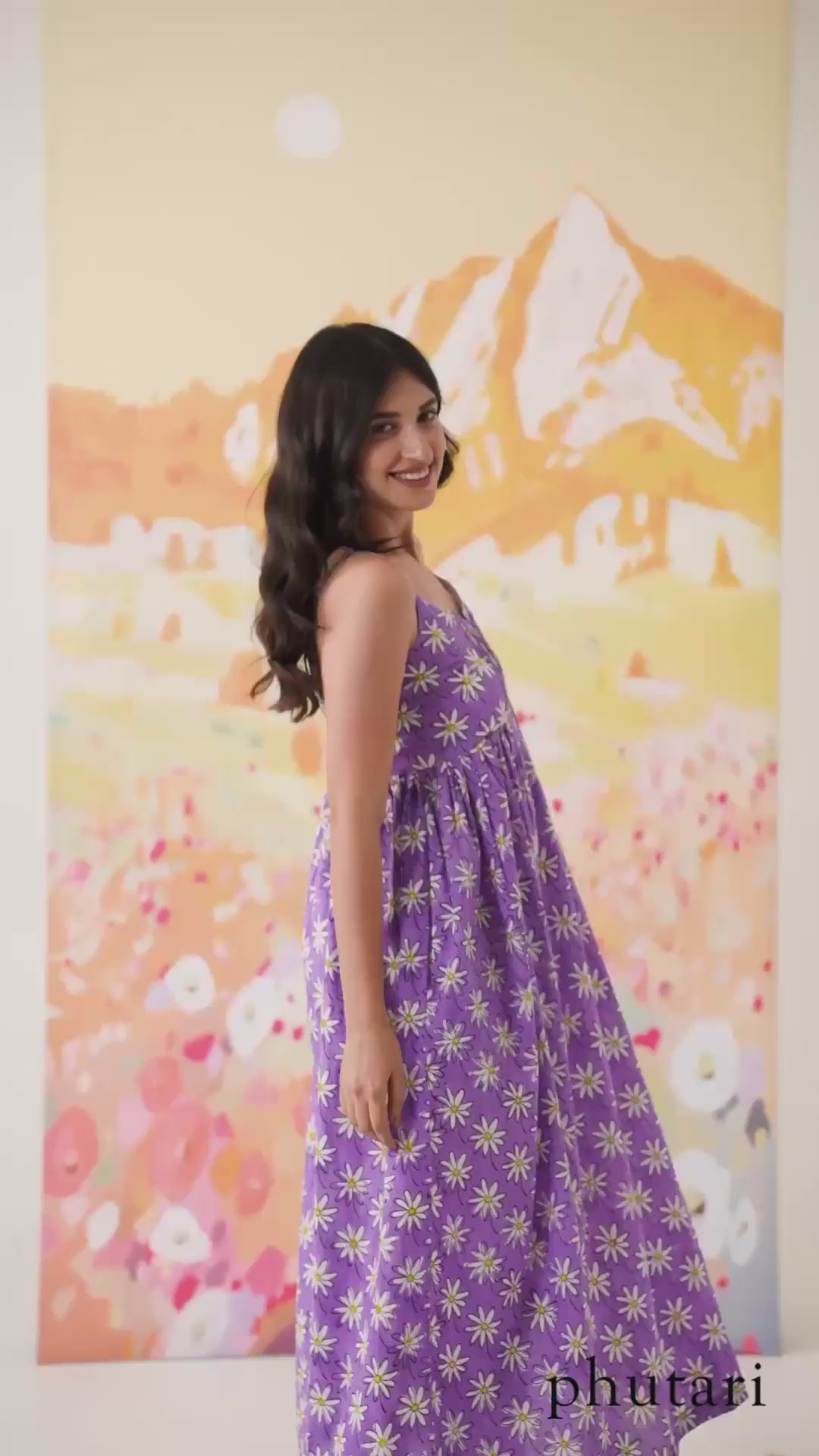 Whoopsie Daisy Cotton Strappy Dress