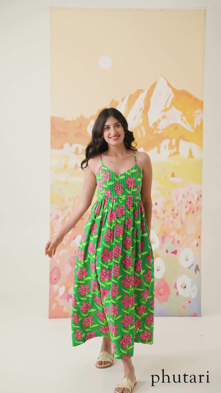 Poppy Cotton Strappy Dress