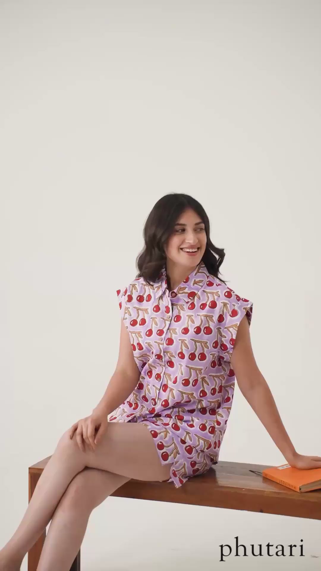 Cherries Shortees - Soft Cotton Loungewear