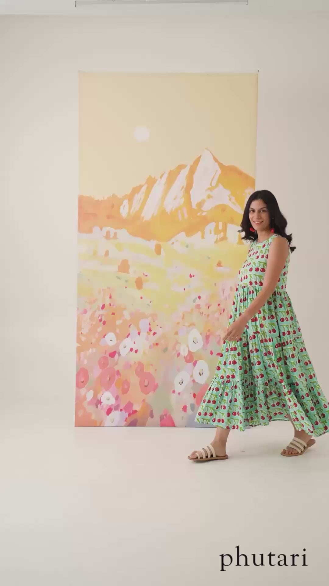 Mint_Cherries_Women_Cotton_Tier_Dress_4